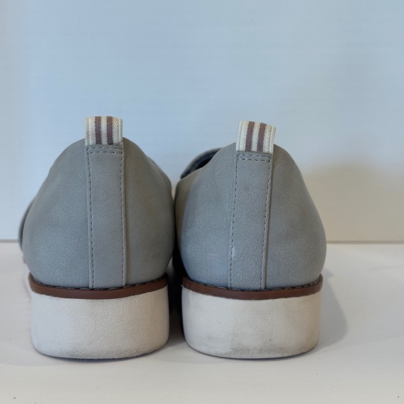 Dr Scholls Loafer Flats Light Grey Comfort Flat Slip On Size 7.5M - Picture 7 of 10